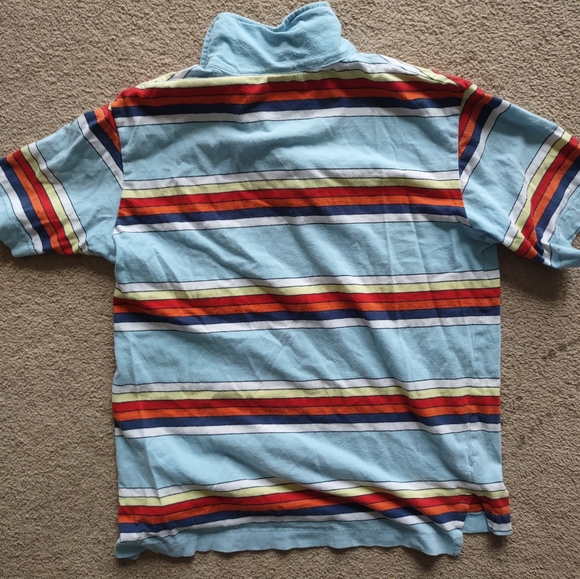 retro striped collared t-shirt - Picture 3 of 3